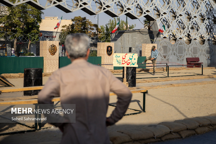 آموزش جان‌فدایان در میدان امام حسین علیه السلام
