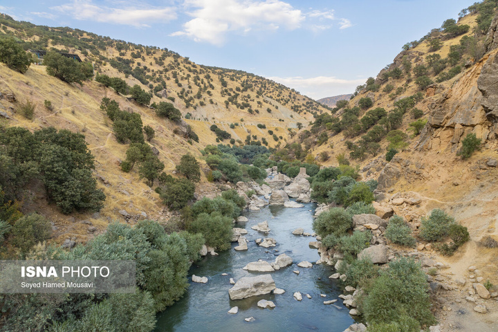 روستا و آبشار «بیشه» لرستان