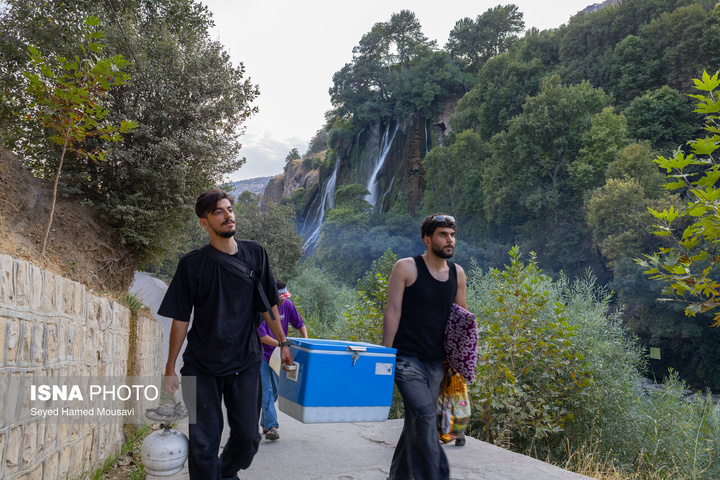 روستا و آبشار «بیشه» لرستان