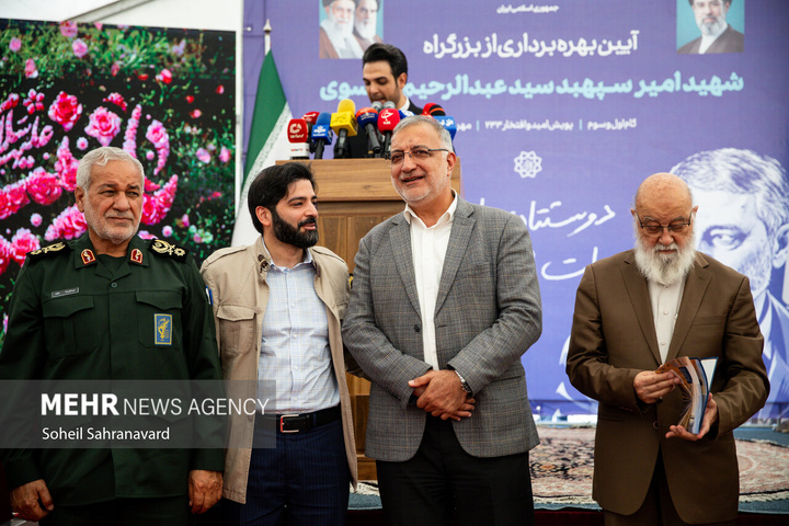 مراسم افتتاح بزرگراه شهید سید عبدالرحیم موسوی