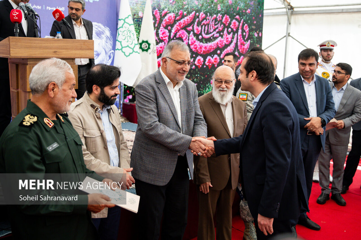 مراسم افتتاح بزرگراه شهید سید عبدالرحیم موسوی