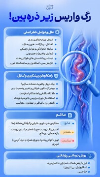 رگ‌های واریسی زیر ذره‌بین!
