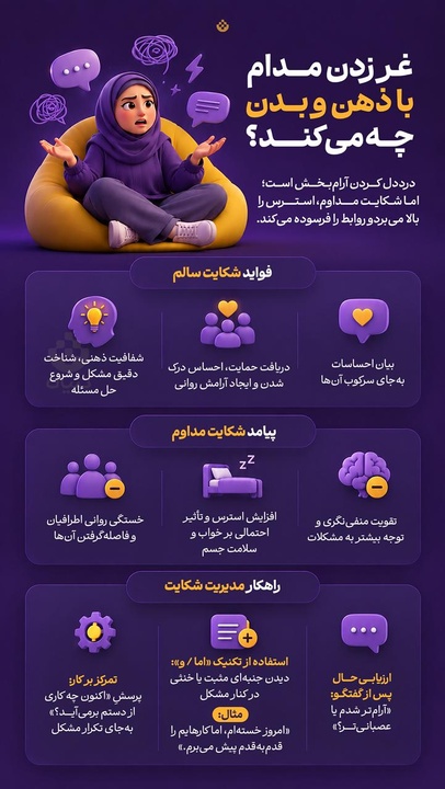 غر زدن مدام با ذهن و بدن چه می کند؟