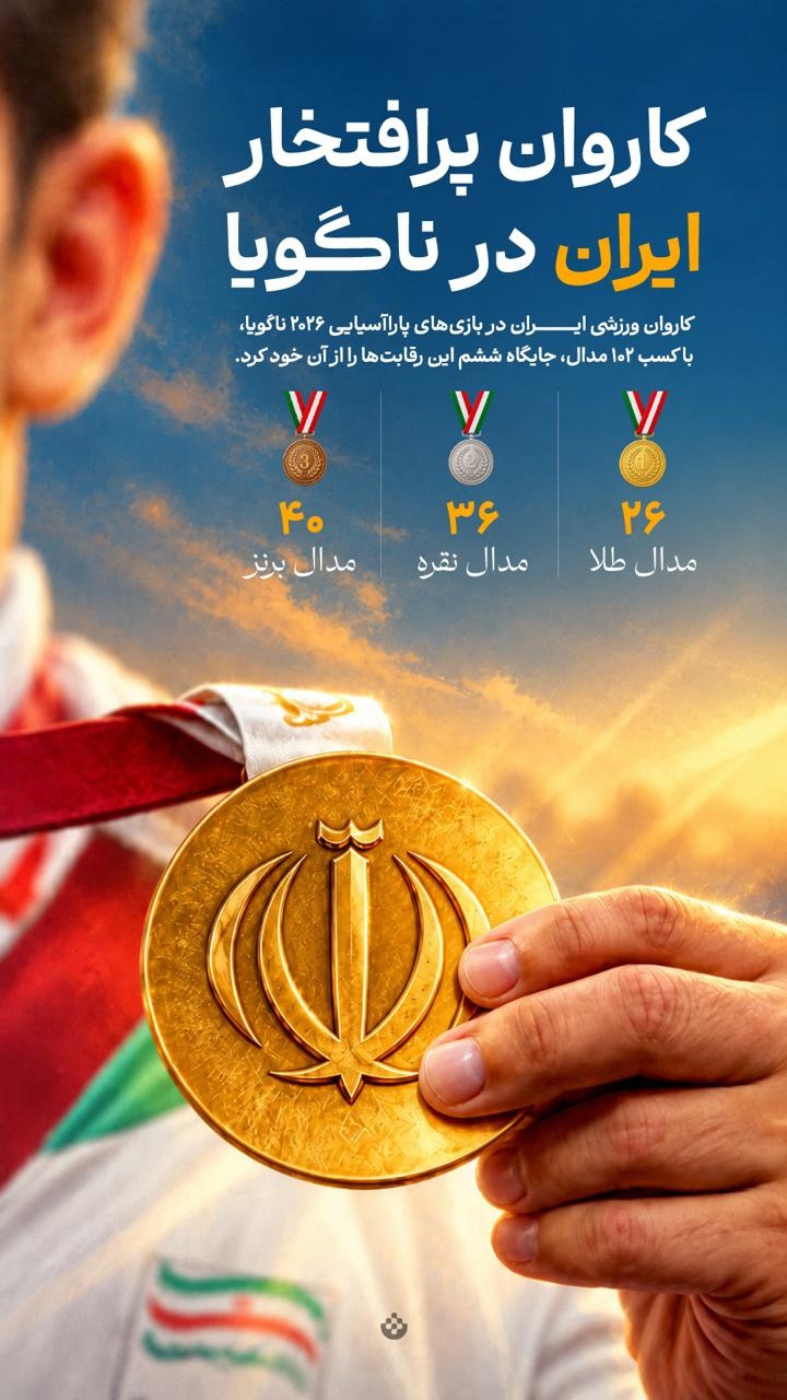 کاروان پرافتخار ایران در ناگویا