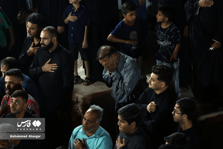 تشییع نمادین پیکر حضرت سلام‌الله‌علیها شهرستان کارون