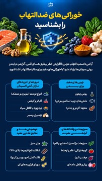 خوراکی‌های ضد التهاب را بشناسید