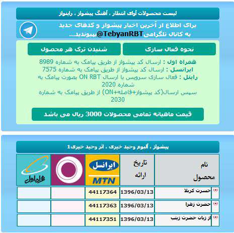 محصولات مذهبی اثری از وحید خیری