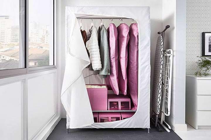  چگونه همه لباس‌هایمان را در کمد جا دهیم؟