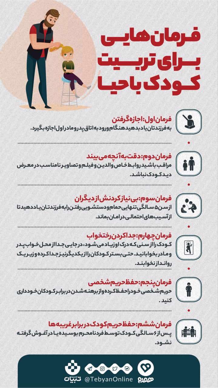 دانستنی هایی برای تربیت کودک با حیا