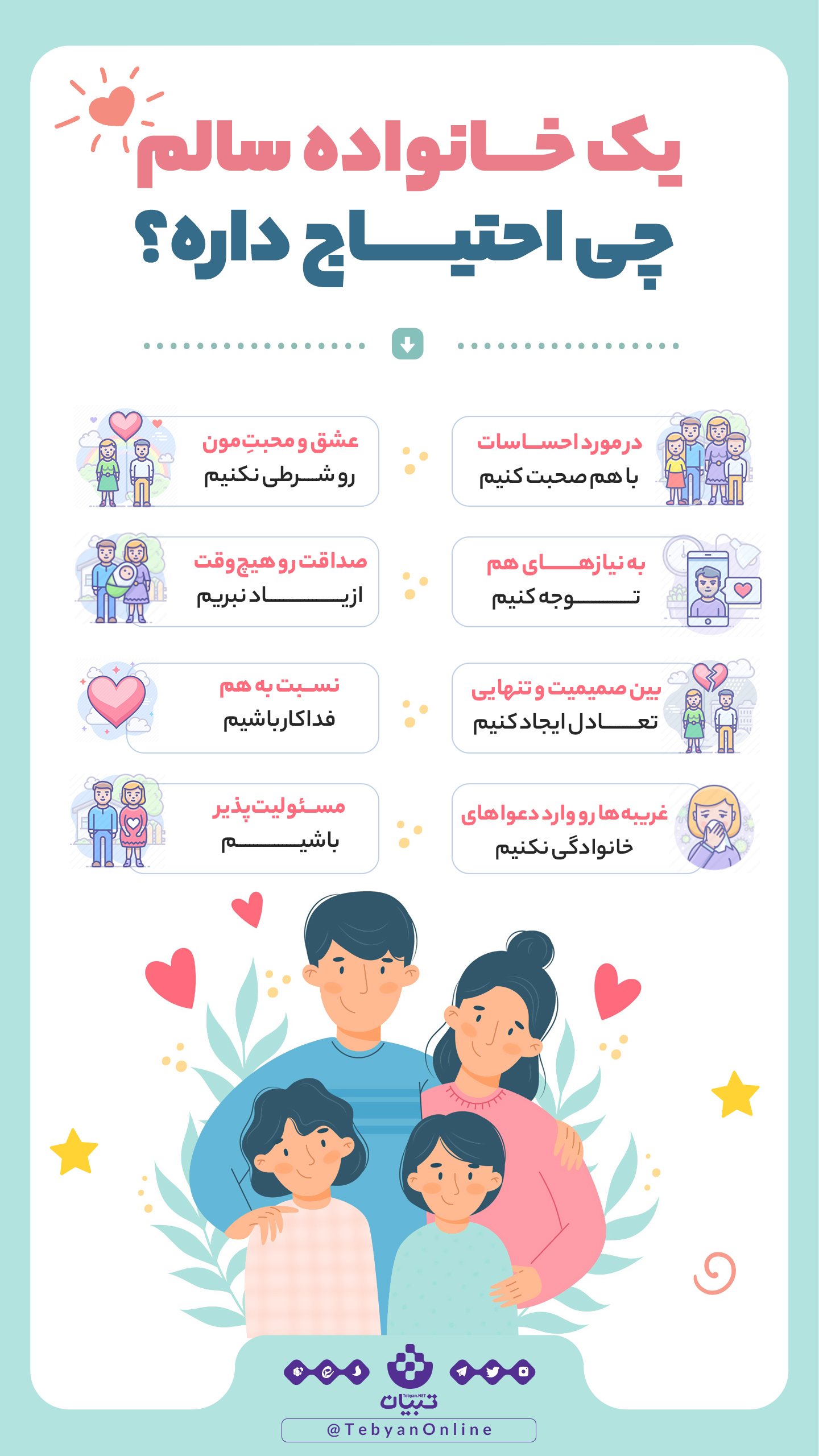 یک خانواده سالم چی احتیاج داره؟