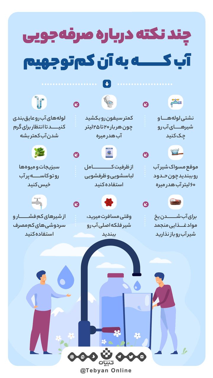 چند نکته درباره صرفه‌جویی آب که به آن کم‌توجهیم
