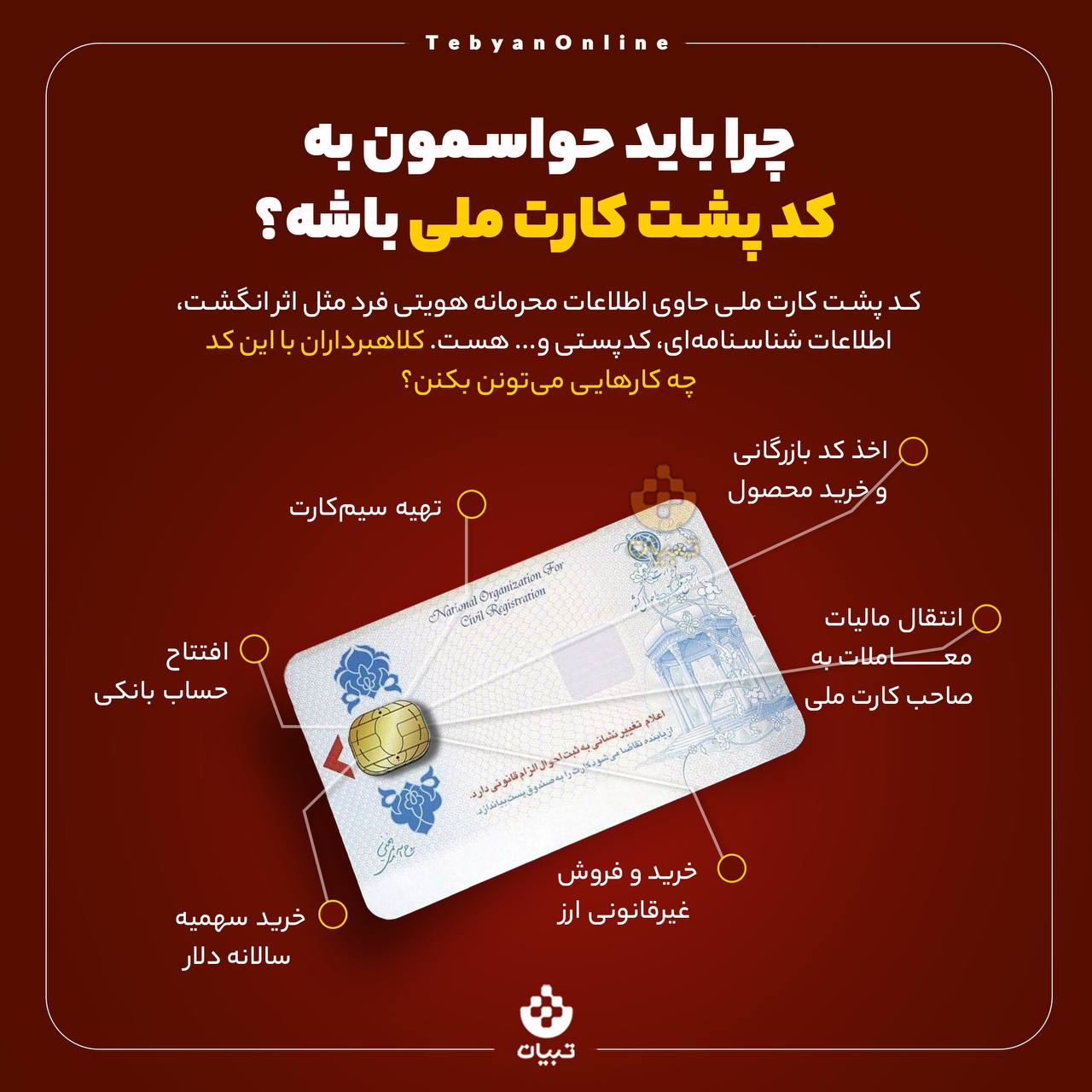 چرا باید حواسمون به کد پشت کارت ملی باشه؟