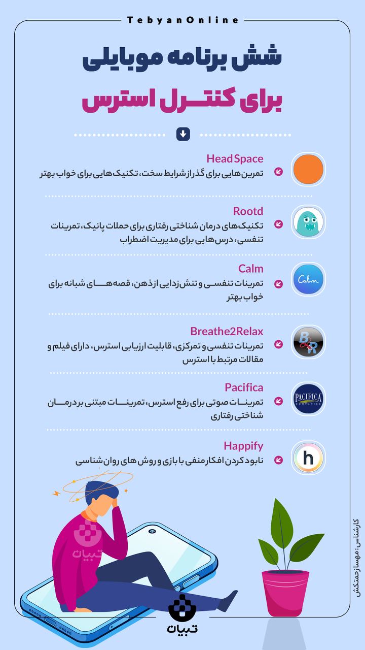 چند برنامه برای کنترل استرس