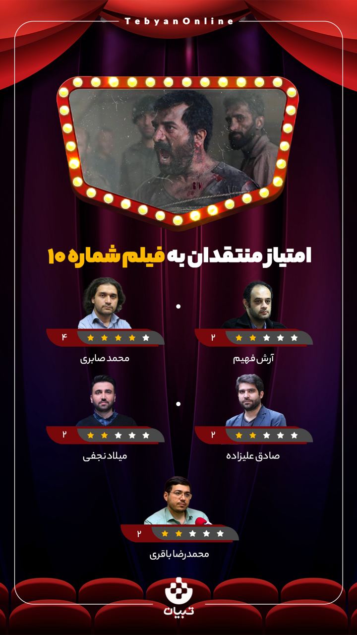 نظر منتقدان درباره فیلم «شماره ۱۰»