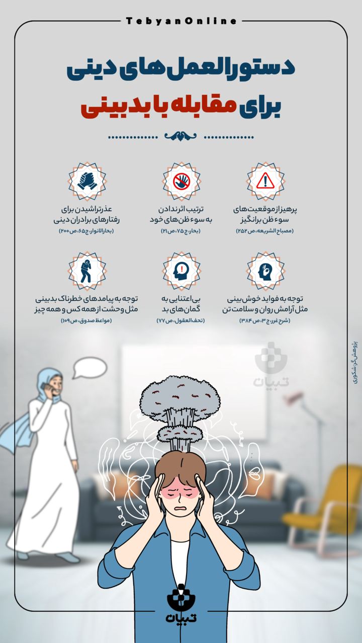 دستورالعمل‌های دینی برای مقابله با بدبینی