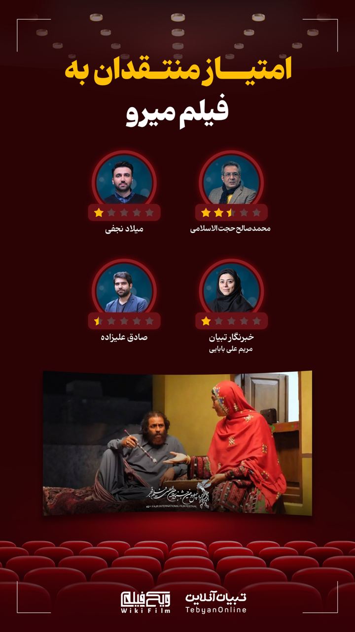 منتقدان به فیلم‌ «میرو» چه امتیازی دادند؟