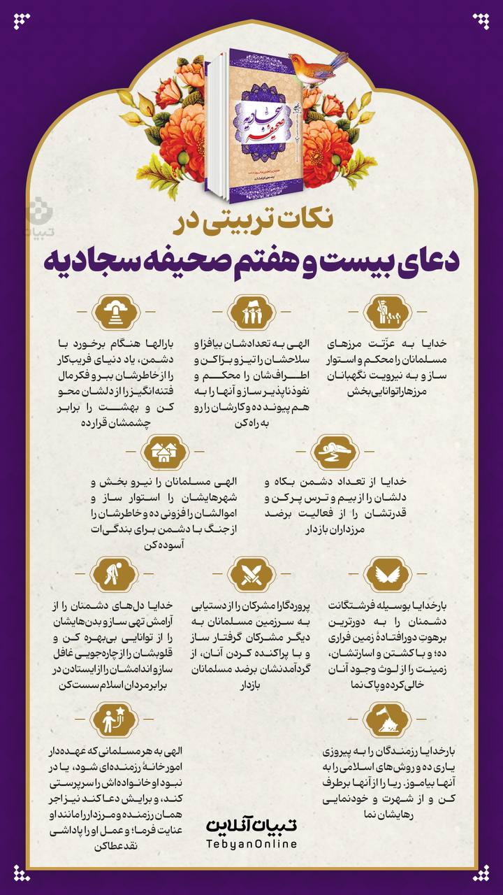 نکات تربیتی در دعای بیست‌وهفتم صحیفه سجادیه (۲۱)