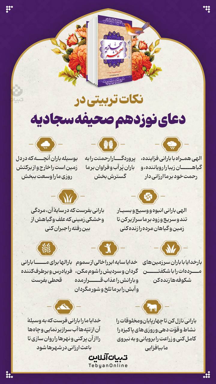 نکات تربیتی دعای نوزدهم صحیفه سجادیه (۱۳)