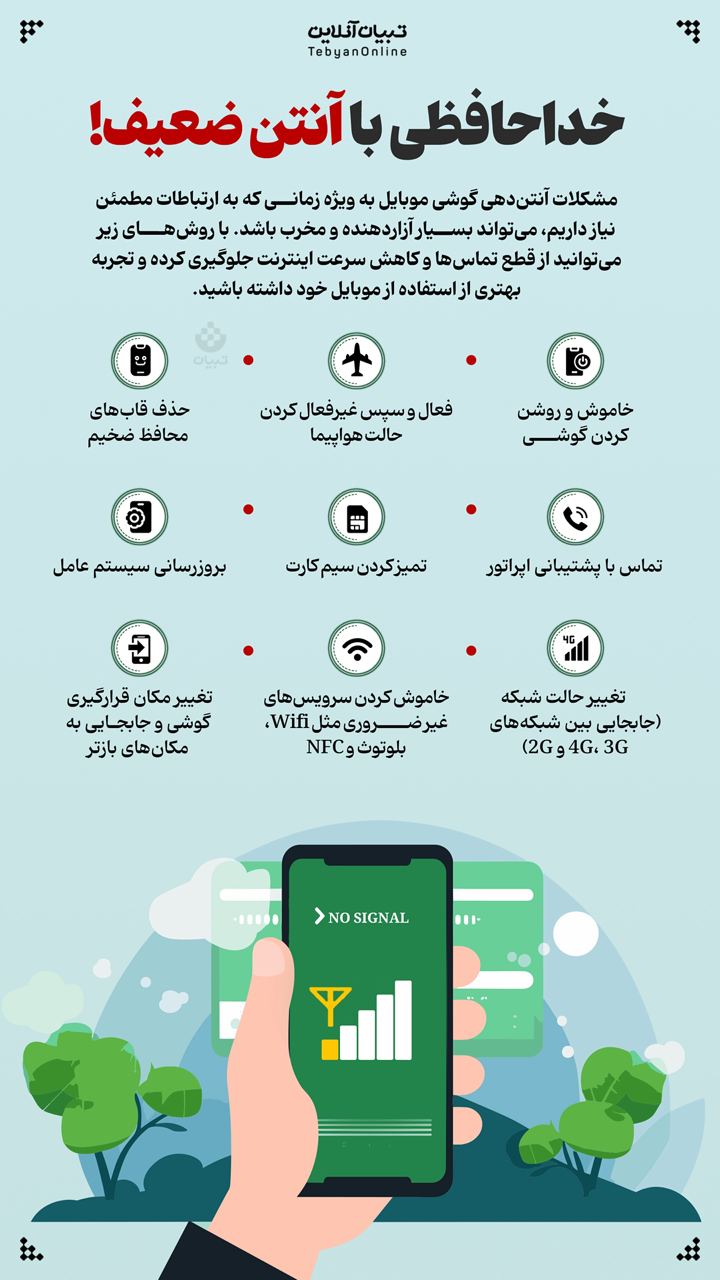 خداحافظی با آنتن ضعیف!