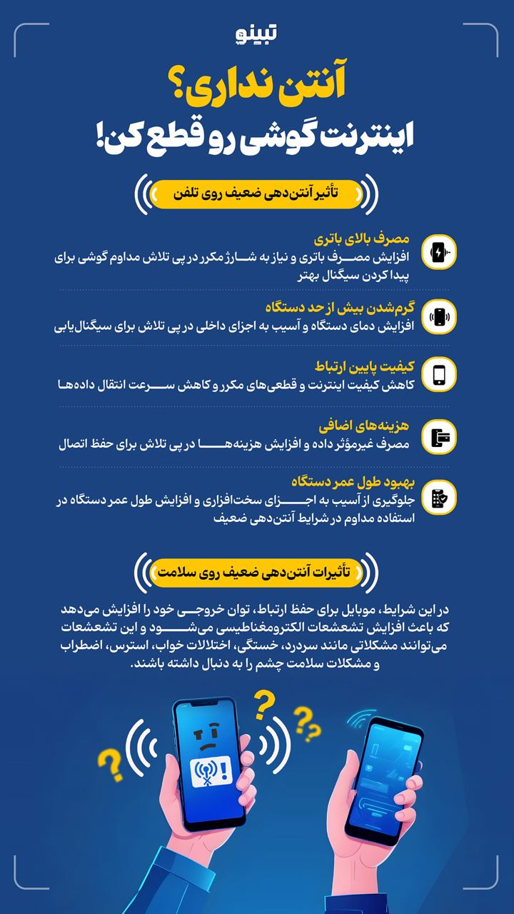 آنتن نداری؟ اینترنت گوشی را قطع کن!