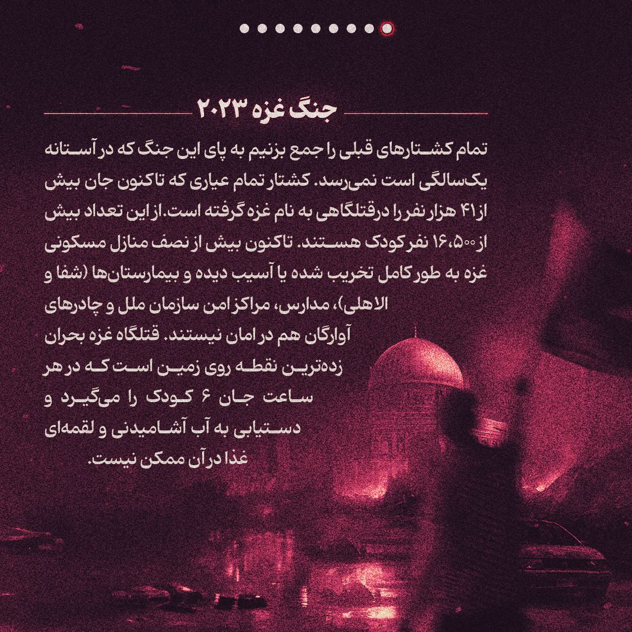 جنایات جنگی اسرائیل از 1948 تا 2024