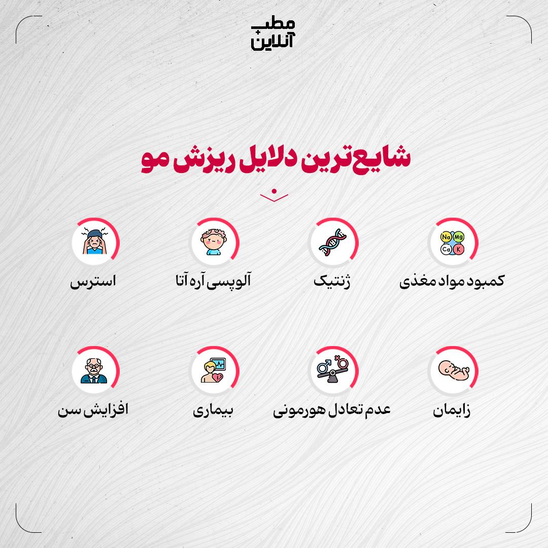  کمبود کدام مواد مغذی باعث ریزش مو می‌شود؟
