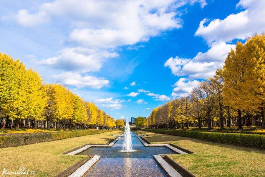 قسمت های مختلف پارک شووا کنین ژاپن