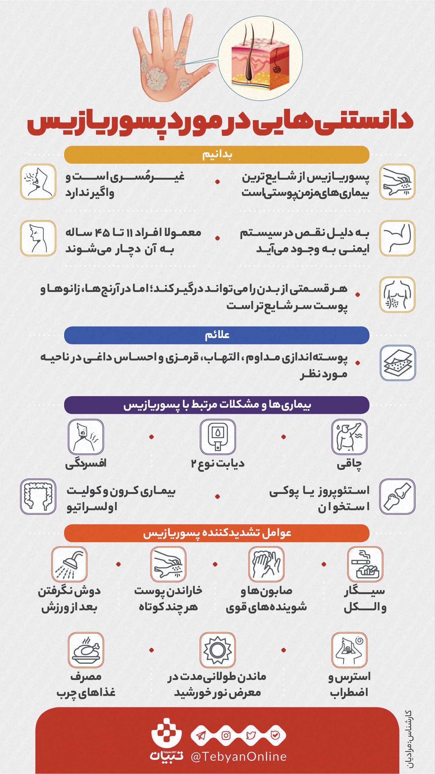 چه چیزهایی برای بیماری پسوریازیس مضر است؟
