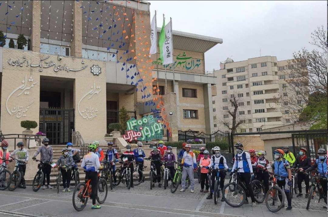 مسیر دوچرخه سواری در نیاوران و اندرزگو اجرا می شود