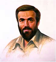 سردار سرلشكر پاسدار شهید حسن شفیع زاده فرمانده توپخانه نیروی زمینی سپاه