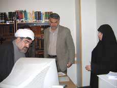 بازدید حجت الاسلام و المسلمین مهدوی از تبیان