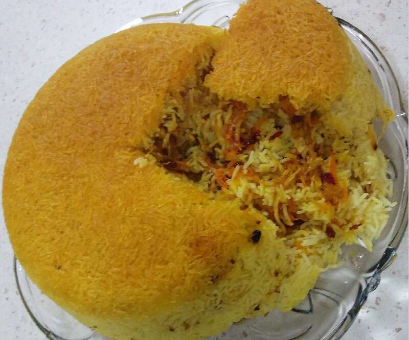 آشنایی با روش تهیه ته چین مرغ بدون ماست