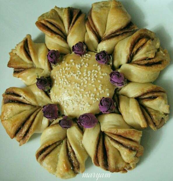  طرز تهیه نان و خمیر نان ستاره ای نوتلا