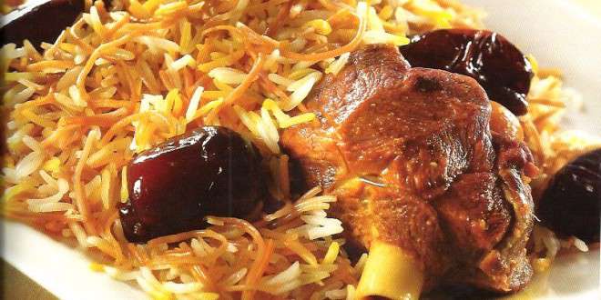 آشنایی با روش تهیه رشته پلو با گوشت 