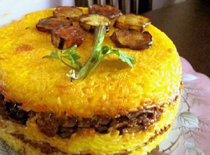 آشنایی با روش تهیه ته‌ چين بادمجان