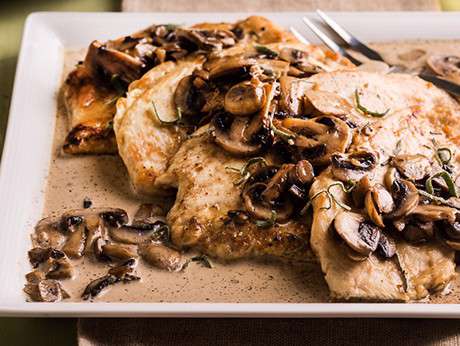 طرز تهیه خوراک مرغ و قارچ ایتالیایی طرز تهیه خوراک مرغ و قارچ ایتالیایی