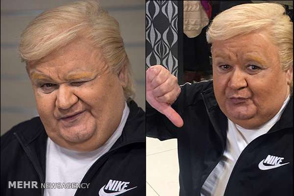  ماجرای تست گریم اکبر عبدی و شباهت به ترامپ