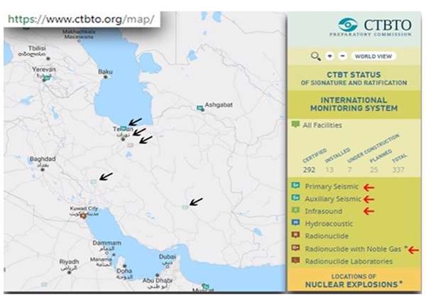 نصب تجهیزات آمریکایی CTBT؛ محدودسازی توان دفاعی موشکی ایران