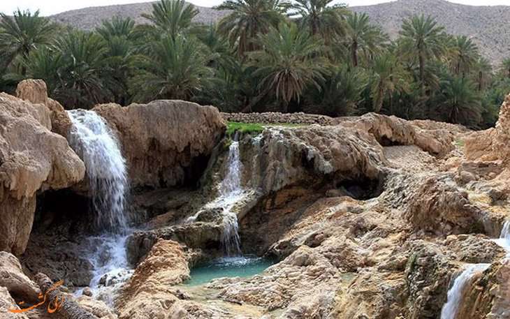  چشمه های آبگرم گنو در دل کوه های بندرعباس