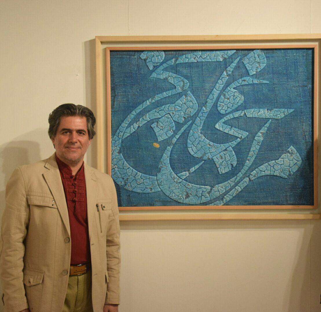 هنرنمایی یک خوشنویس از کتیبه ضریح امام حسین (ع) تا سنگ قبر ائمه در سامرا 