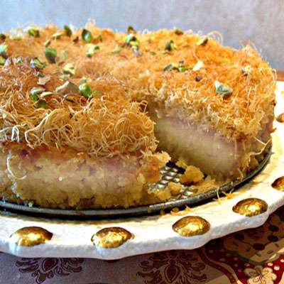 آشنایی با روش تهیه‌ی دسر کادایف کارامل 