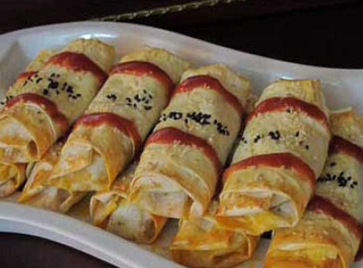 آشنایی با روش تهیه‌ی بورک سیب با خمیر یوفکا