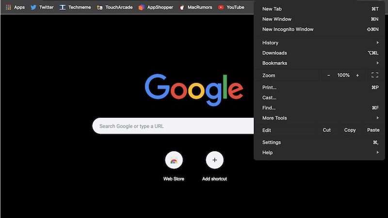 حالت تاریک مرورگر کروم برای ویندوز می‌آید
