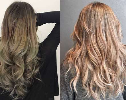 فرمول انواع رنگساژ مو برای عید