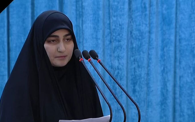 دختر شهید سلیمانی: پدرم بزرگترین مرد راهبردی در محاسبه قدرت و رفتار دشمن بود
