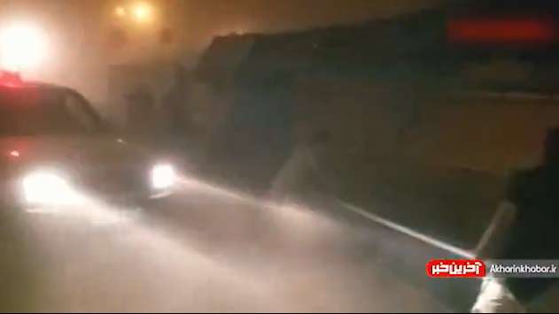 نجات زائر گرفتار در طوفان سنگین امشب در مرز مهران