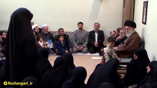 سوال جالب عروس شهید مختاربند از رهبر انقلاب در مورد فرزندآوری