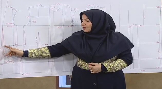 ادامه آموزش دوخت بالا تنه لباس