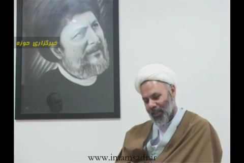 امام موسی صدر در صبحگاه طلبه ها