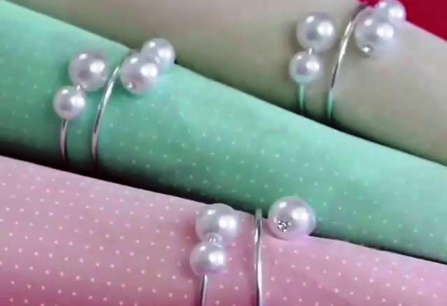 آموزش حلقه زینتی برای دستمال